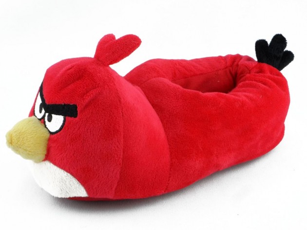 Kinderpantoffel Angy Birds Rood