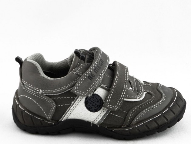 Kinderschoen Grijs Velcro Bm Footwear