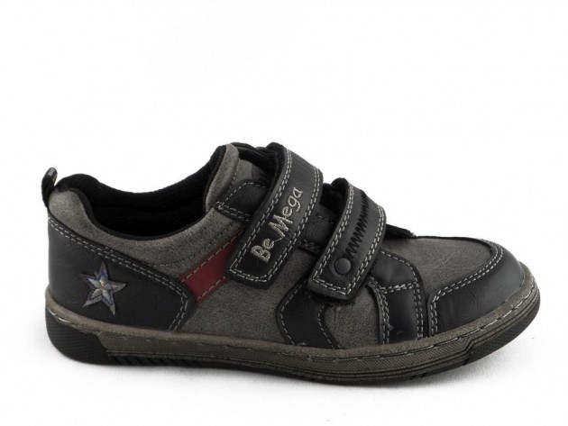Kinderschoen Zwart Velcro Bm Footwear