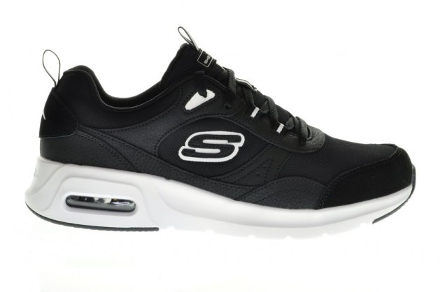 Skechers Air Herensneaker Zwart Comfortzool