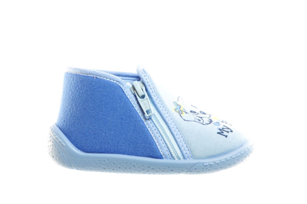 Baby Pantoffels Blauw Hondje | SHOEZ.be