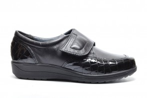 Ara Velcro Schoenen Zwart Croco