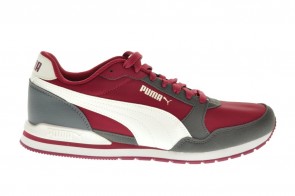 Puma Heren Sneaker Bordeaux Met Khaki