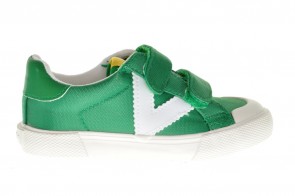 Victoria Groene Sneaker Met Velcro Met Bumperneus