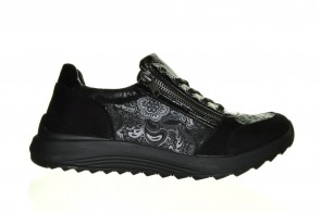 Zwart Comfort Sneaker Lak