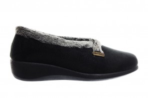 Pantoffels Met Afneembare Broche in het Zwart Laines London Cheetah Dames Schoenen voor voor Platte schoenen voor Pantoffels 